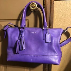 Coach Ultraviolet Legacy Molly Satchel and Wallet